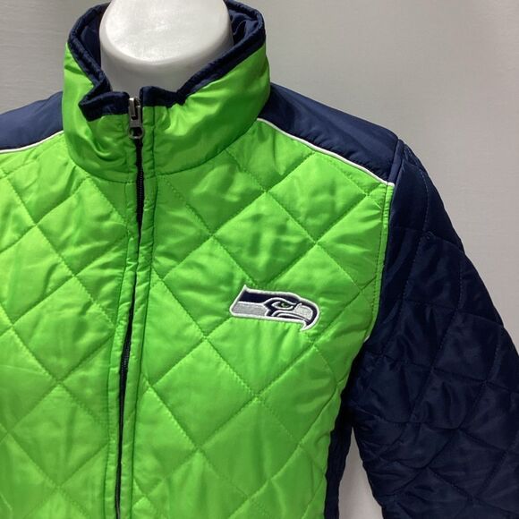 Seattle Seahawks Quilted Jacket Women’s Size L - Picture 4 of 9